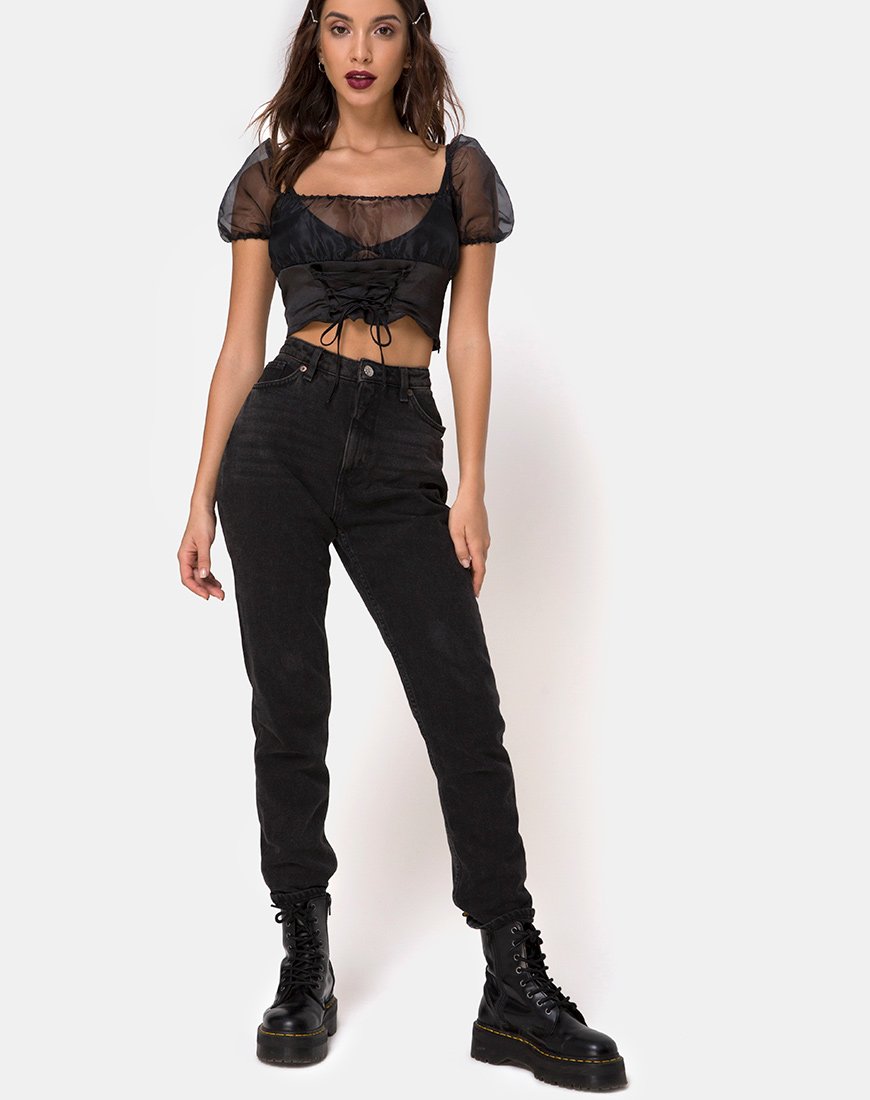 Image von Ruina Top in Satin Black