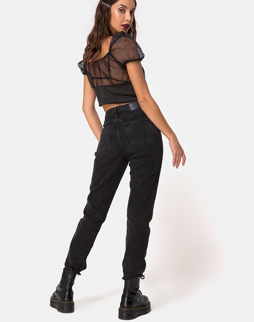 Image von Ruina Top in Satin Black