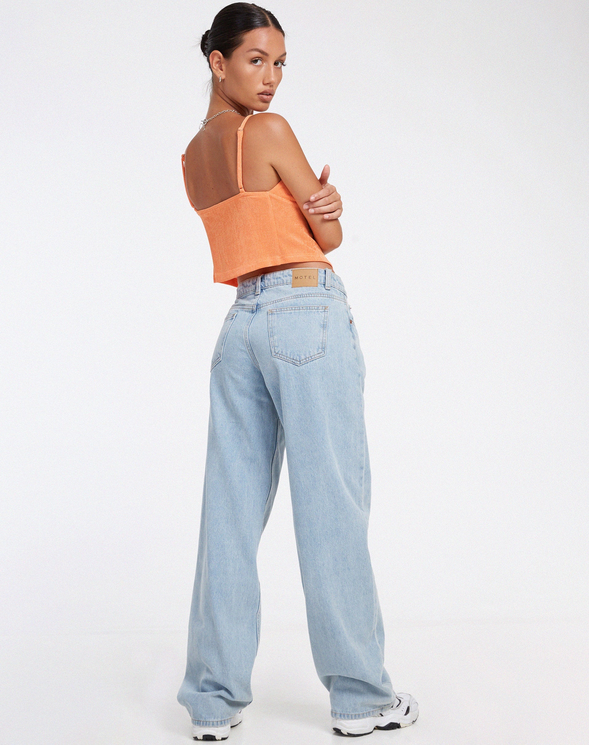 Abbildung von Rumak Top aus Krepp Soft Orange