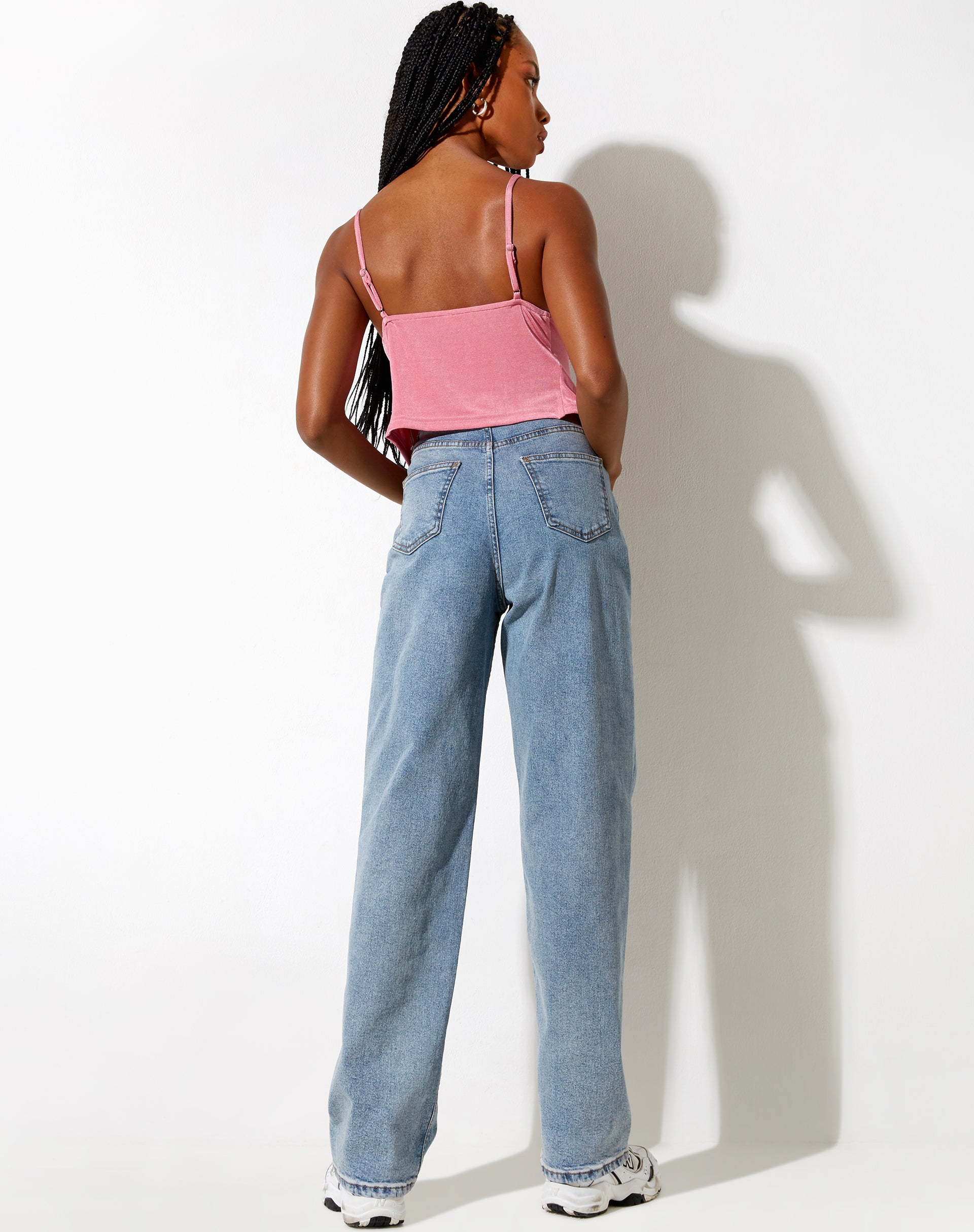 Image of Rumak Cami Top aus Krepp Hot Pink