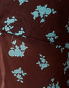 Femme Floral Blau und Braun
