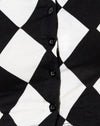  Harlekin Schwarz und Weiß