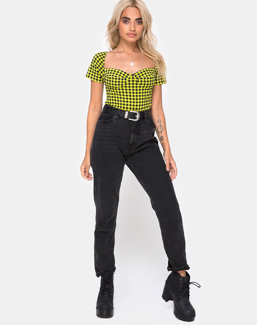 Bild von Ryon Mieder in Medium Gingham Gelb