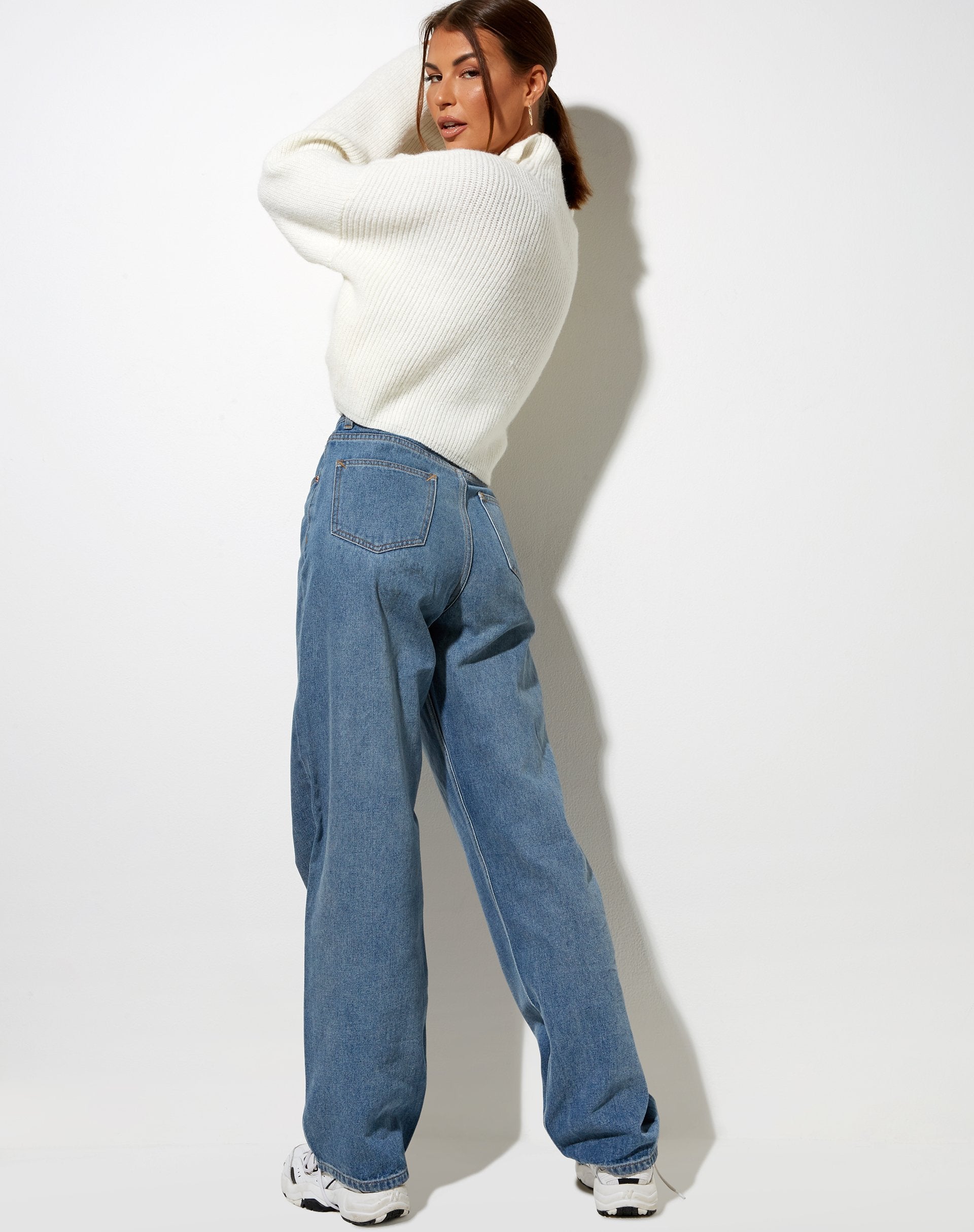 Image of Saba Pullover aus Strick in Elfenbein