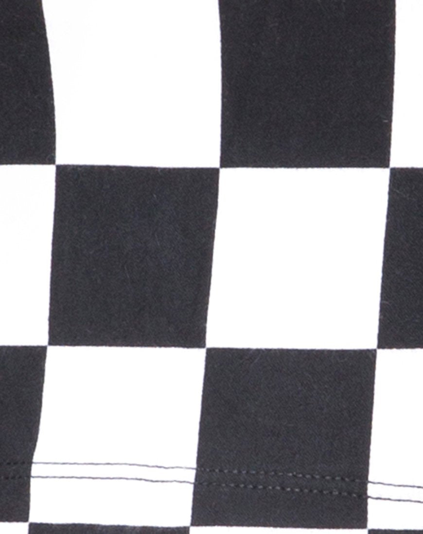 Bild von Villy Crop Top in Checker Board Medium S/W