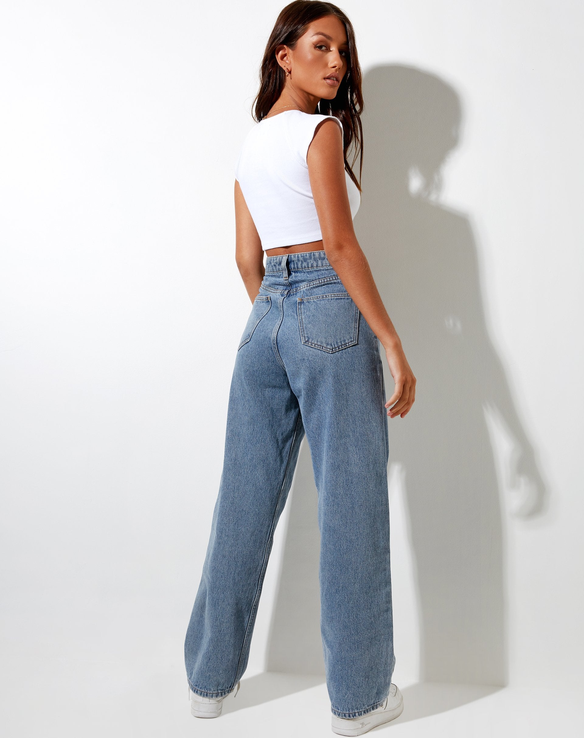 Bild von Safiya Crop Top in Weiß