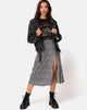 Bild von Saika Midirock in Ditsy Leopard Grau