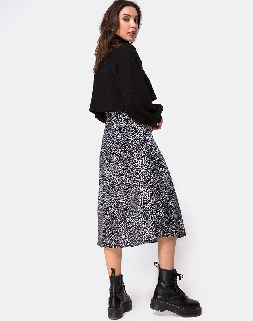 Bild von Saika Midirock in Rar Leopard Grau