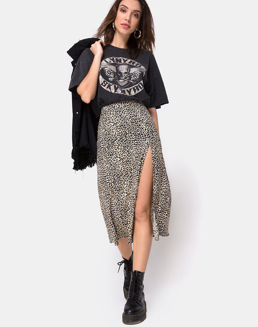Bild von Saika Midirock in Rar Leopard Braun
