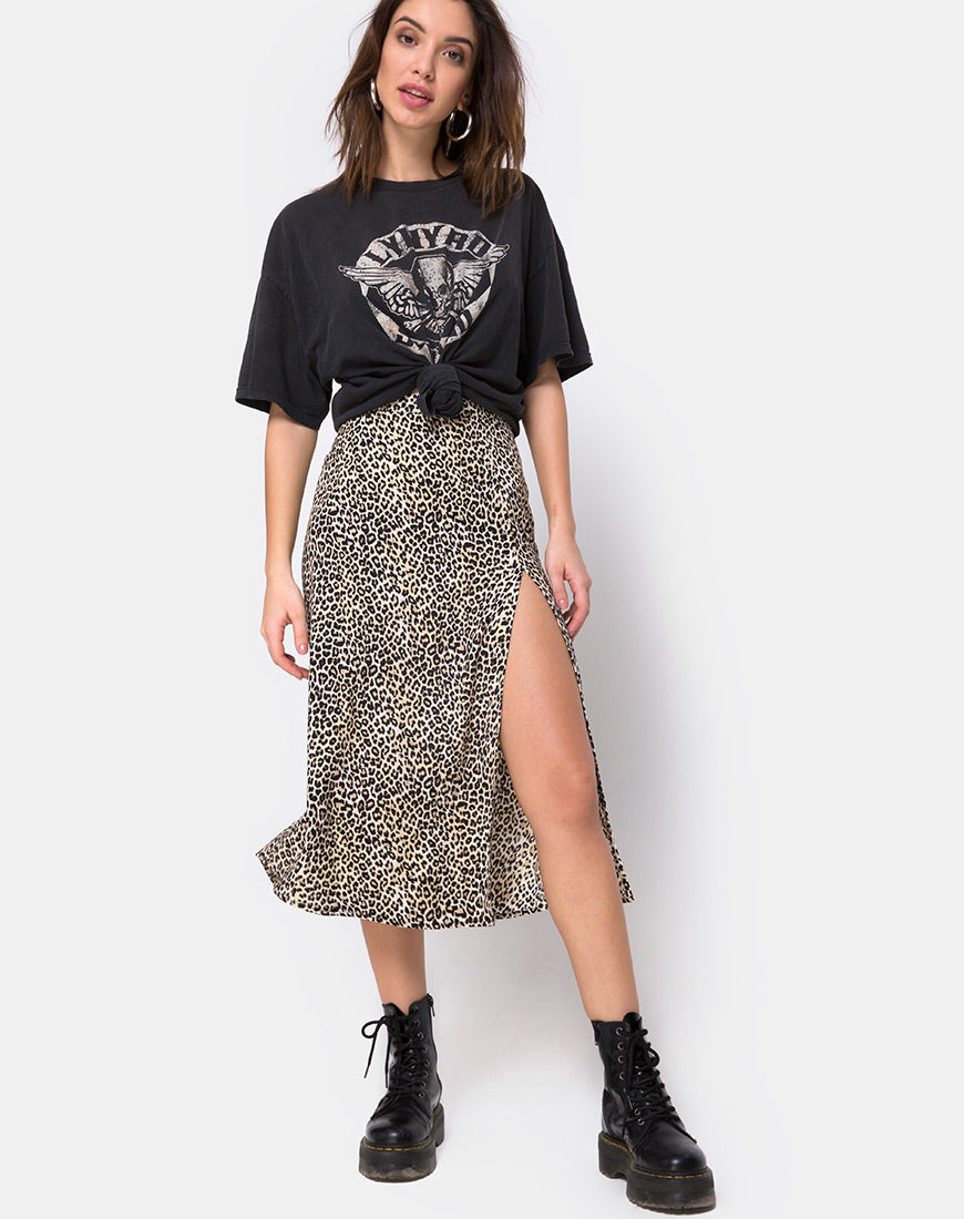 Bild von Saika Midirock in Rar Leopard Braun