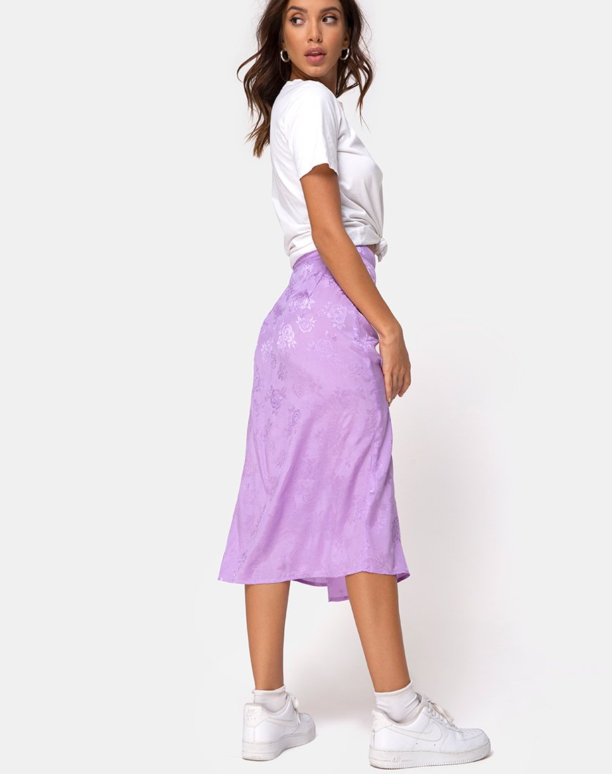 Saika Midirock aus Satin Rose Flieder