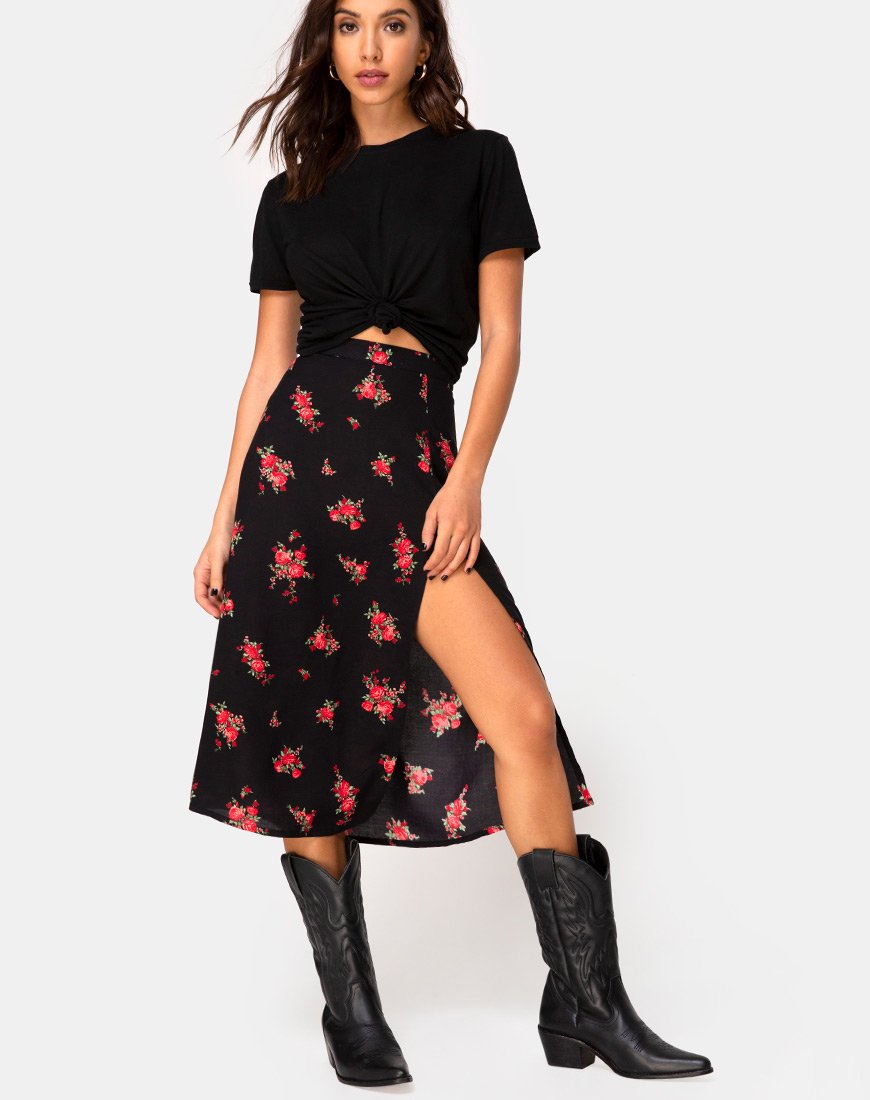Saika Midirock aus Soi Rose Schwarz und Rot
