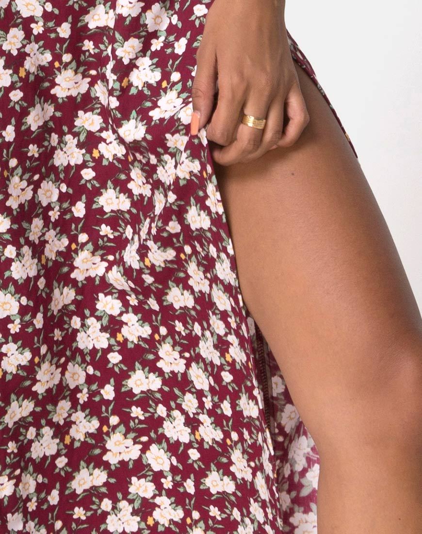 Bild von Saika Midirock in Wild Fleur Maroon