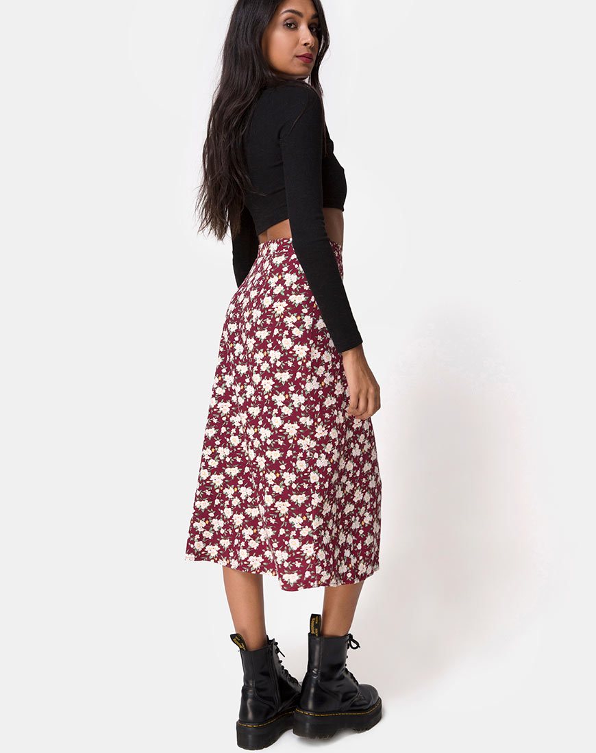 Bild von Saika Midirock in Wild Fleur Maroon