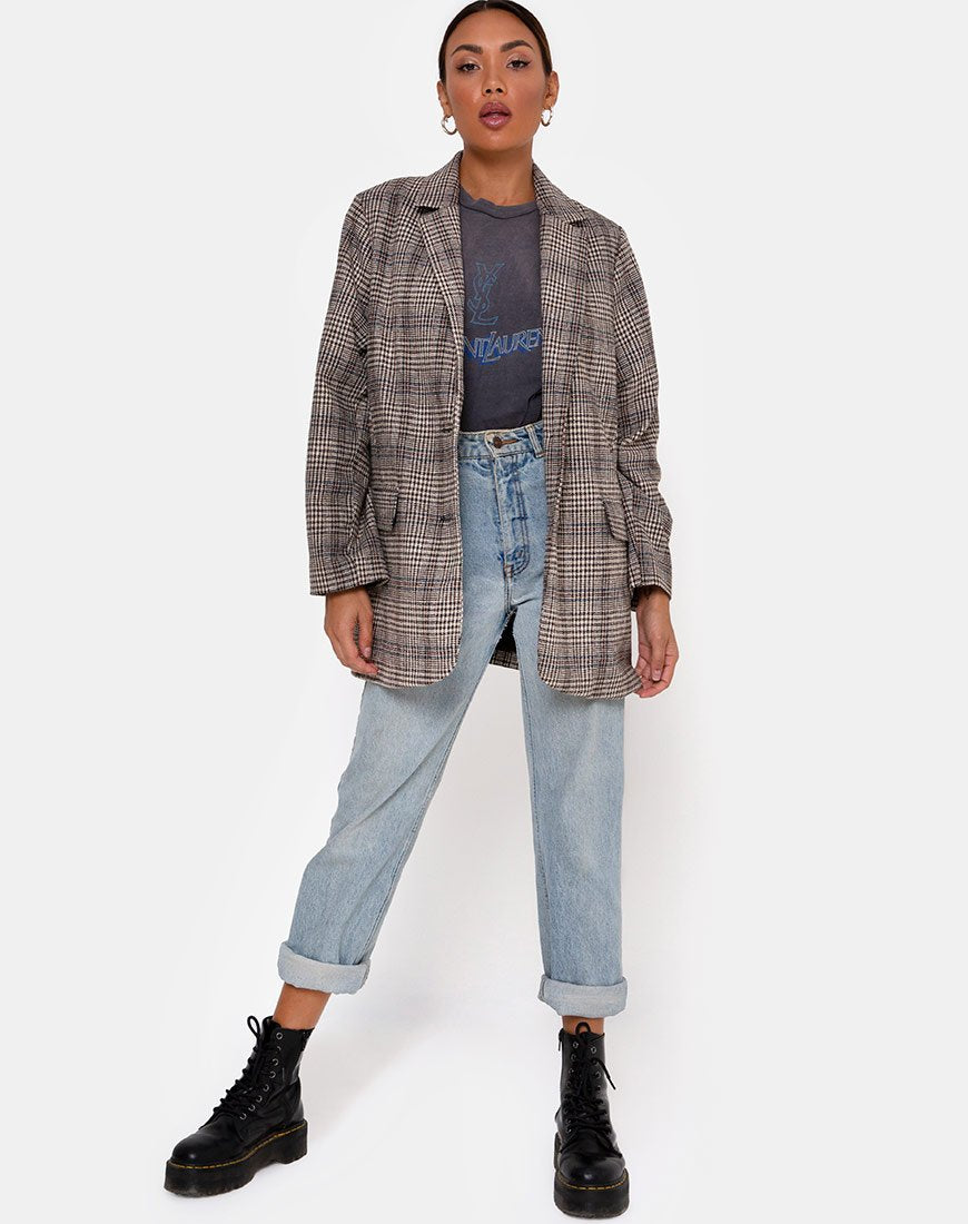 Bild von Saken Blazer in grauem Karo