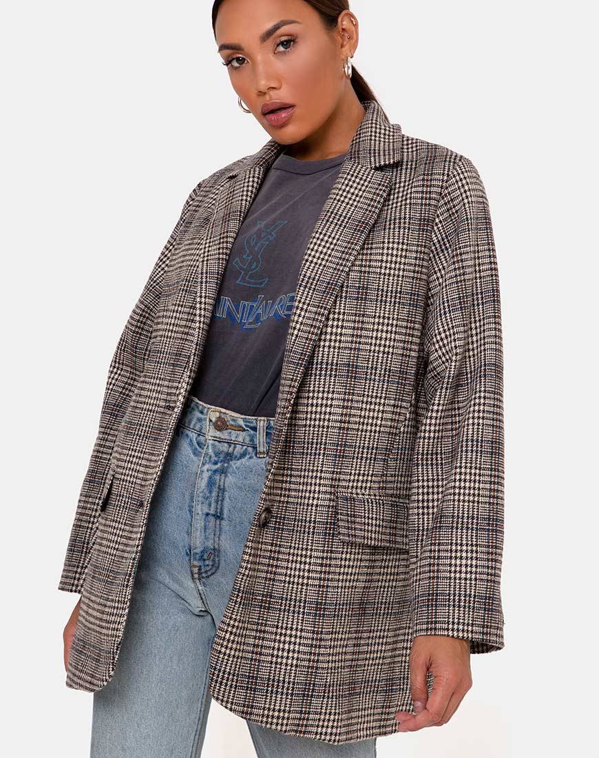 Bild von Saken Blazer in grauem Karo