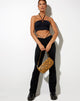 Bild von Sakeri Flare Hose in Schwarz