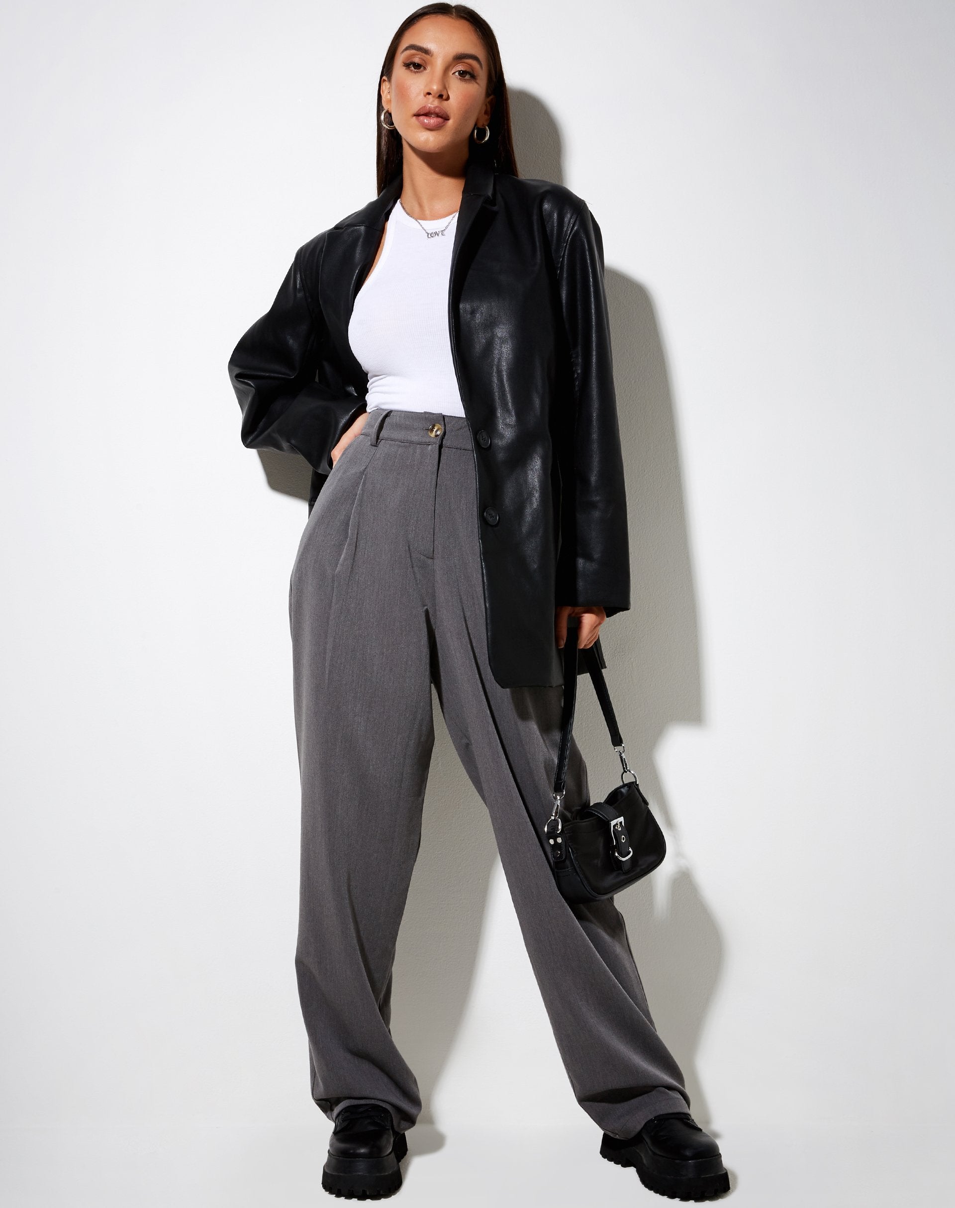 Image der Sakila Hose in Tailoring Charcoal
