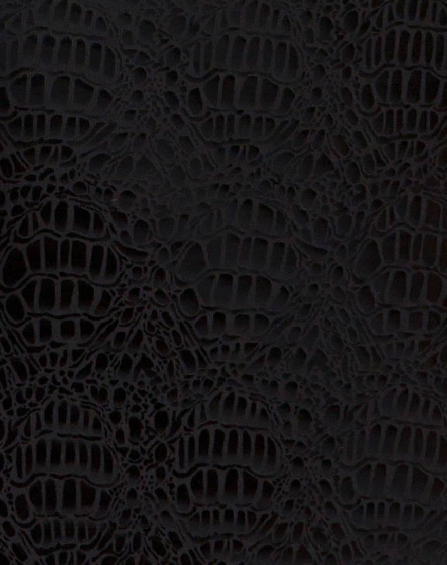 Image of Saleh Kleid in Snake Schwarz