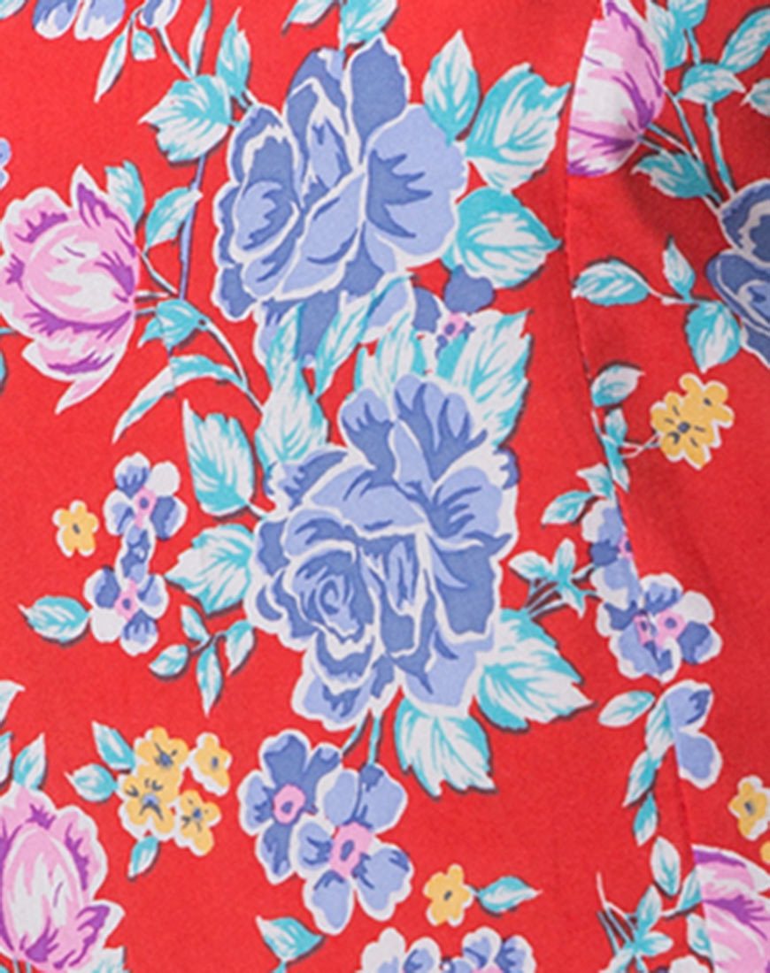 Bild von Samitta Cold Shoulder Playsuit in Vintage Fleur