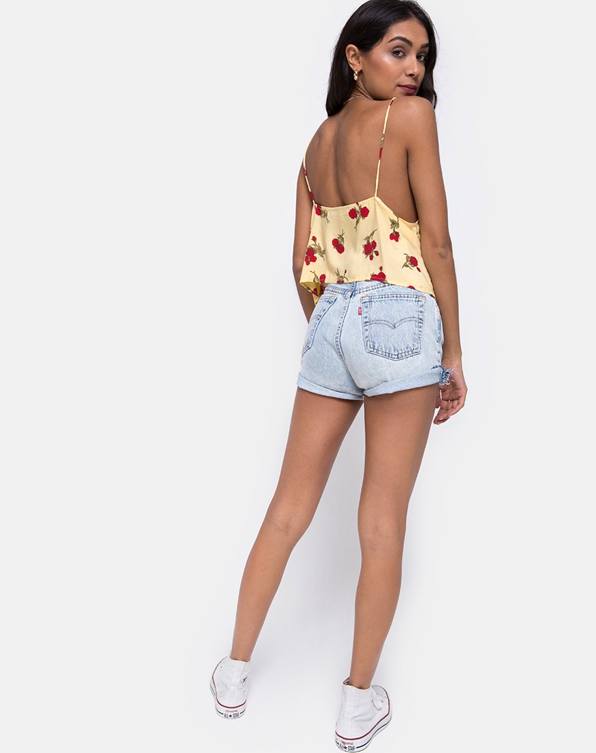 Bild von Sanami Cami Top in Falling Rose Gelb