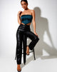 Bild von Sanja Bandeau-Top in Satin Teal