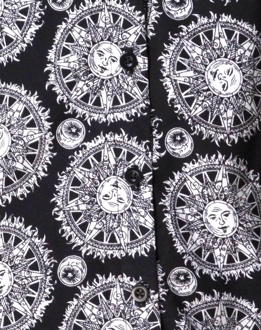 Image of Sanna Slip Dress in Sonnenuhr Schwarz