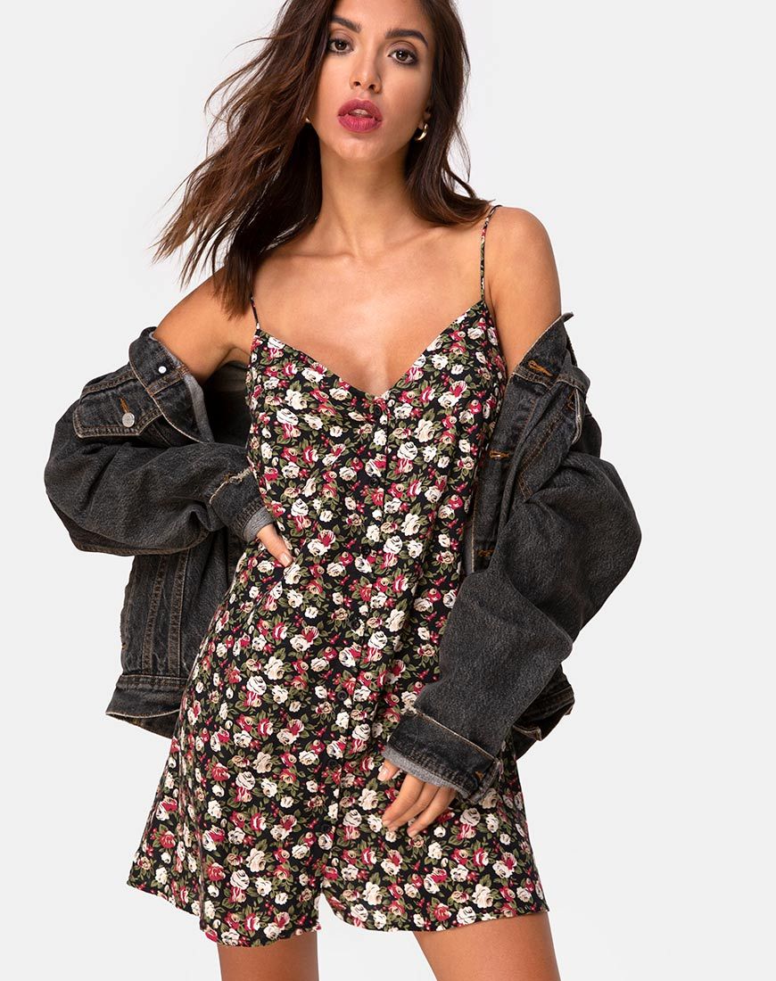 Sanna Slip-Kleid in Courtney Floral