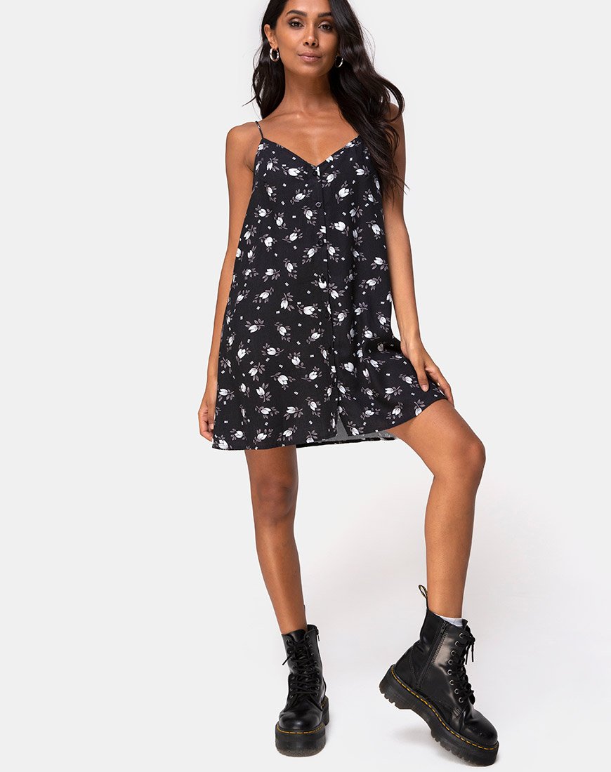 Bild von Sanna Slip Dress in Dark Tulip