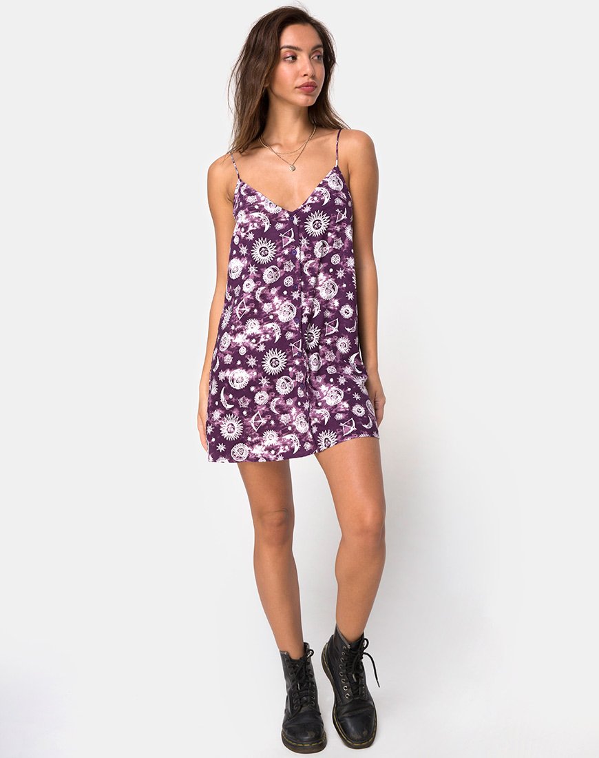 Bild von Sanna Slip Dress in Violett Zodiac