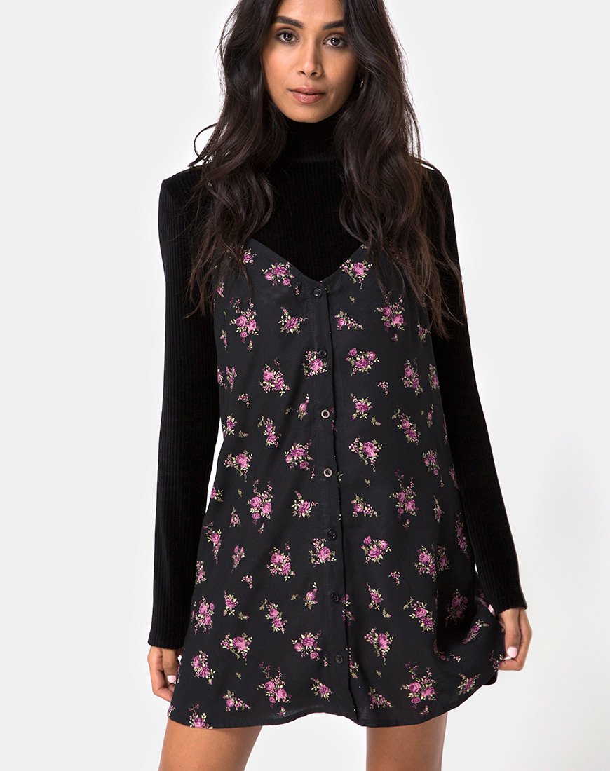 Sanna Slip Dress aus Sohey Rose Schwarz