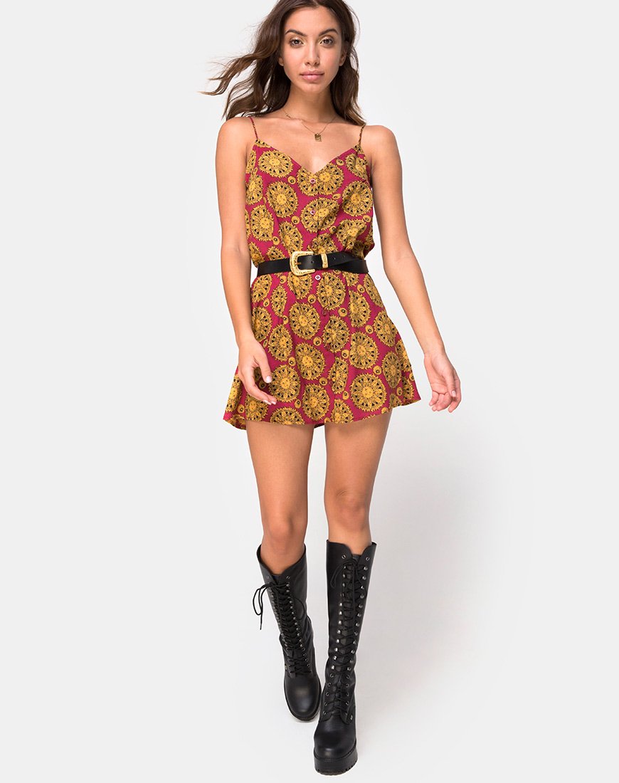 Bild von Sanna Slip Dress in Sonnenuhr