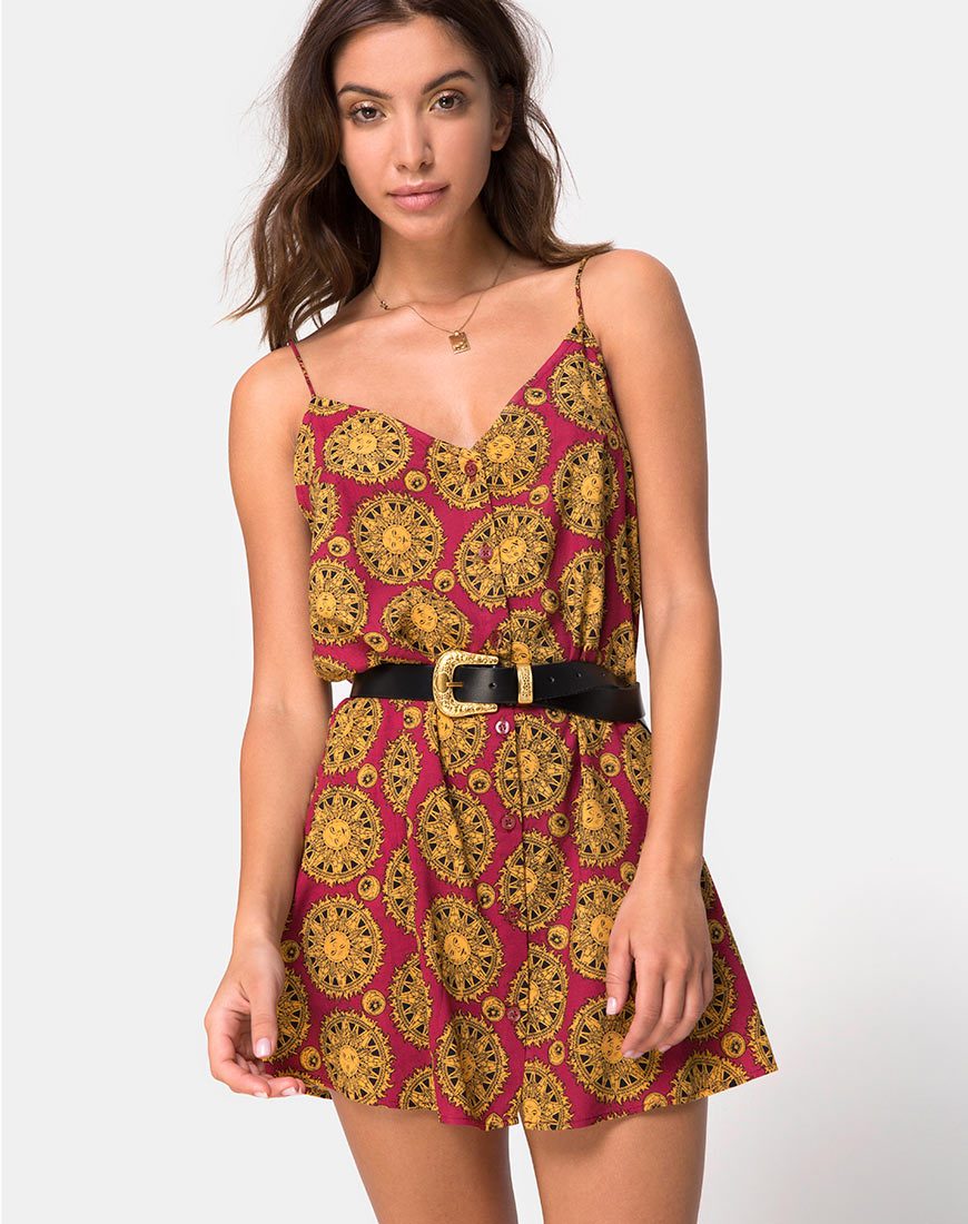 Bild von Sanna Slip Dress in Sonnenuhr
