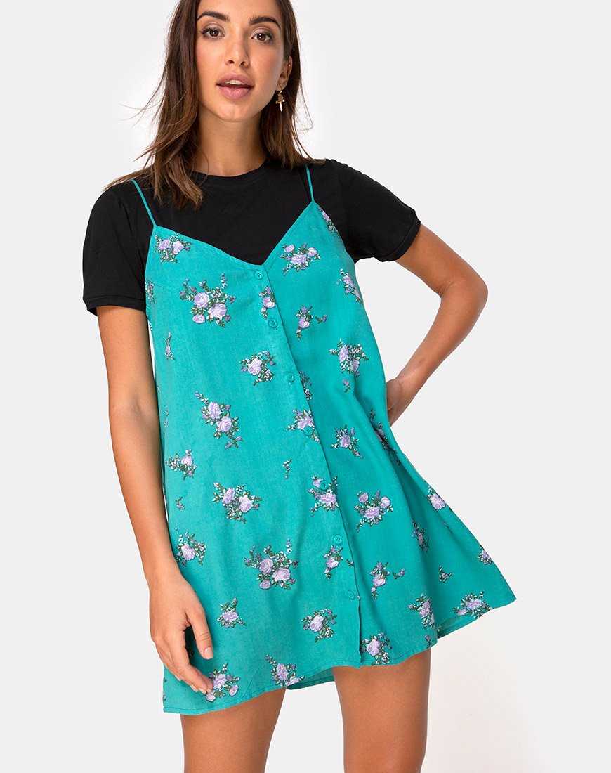 Sanna Slip Dress in Soi Rose Grün