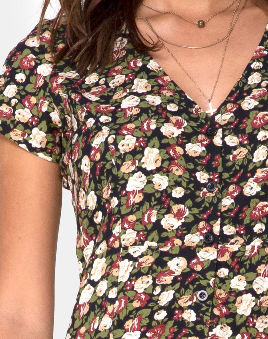 Bild von Sanrin Midikleid in Courtney Floral
