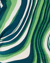 70er Jahre Ripple Grün