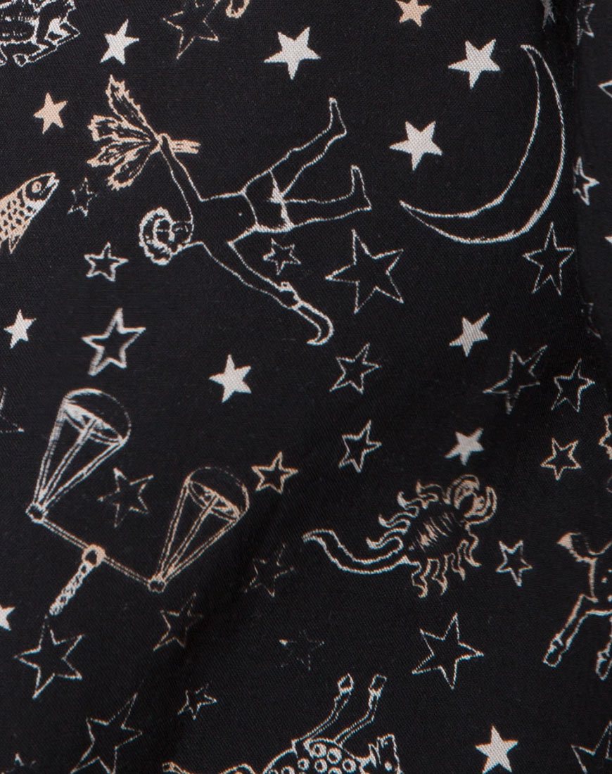 Bild von Sasena Swing Kleid in Astro Schwarz