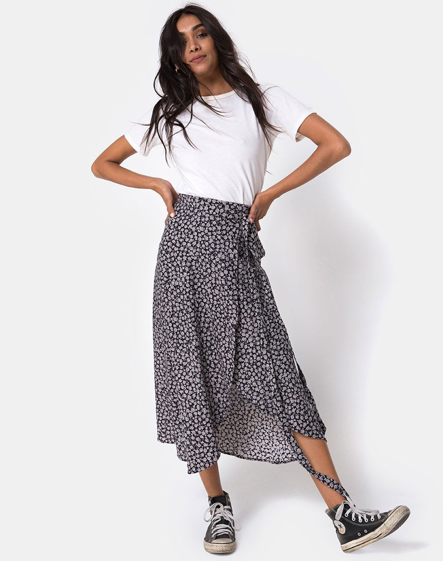 Satha Rock in Ditsy Rose Schwarz