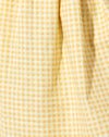 Lemon Gingham Gelb