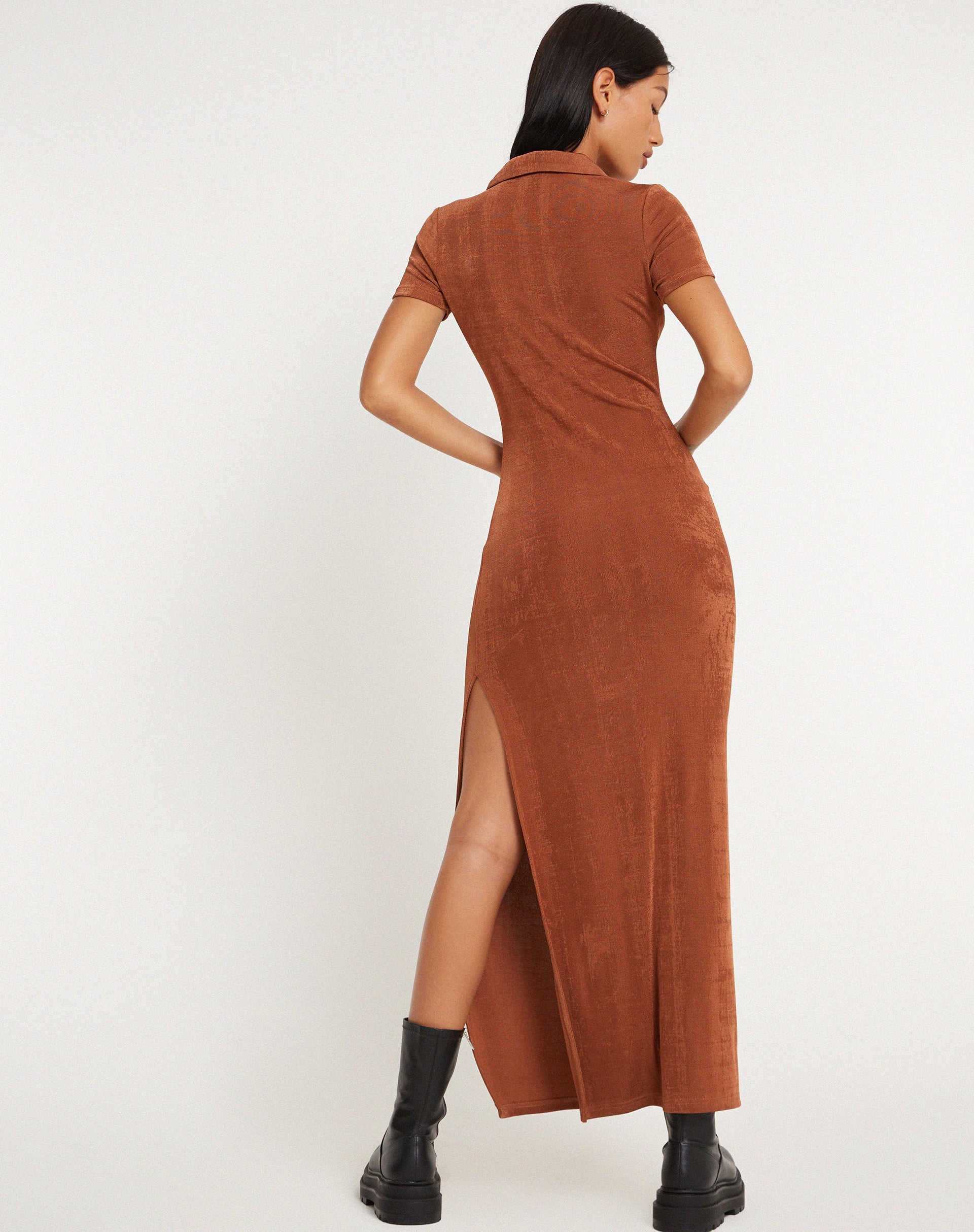 Bild von Savita Maxikleid in Bronze