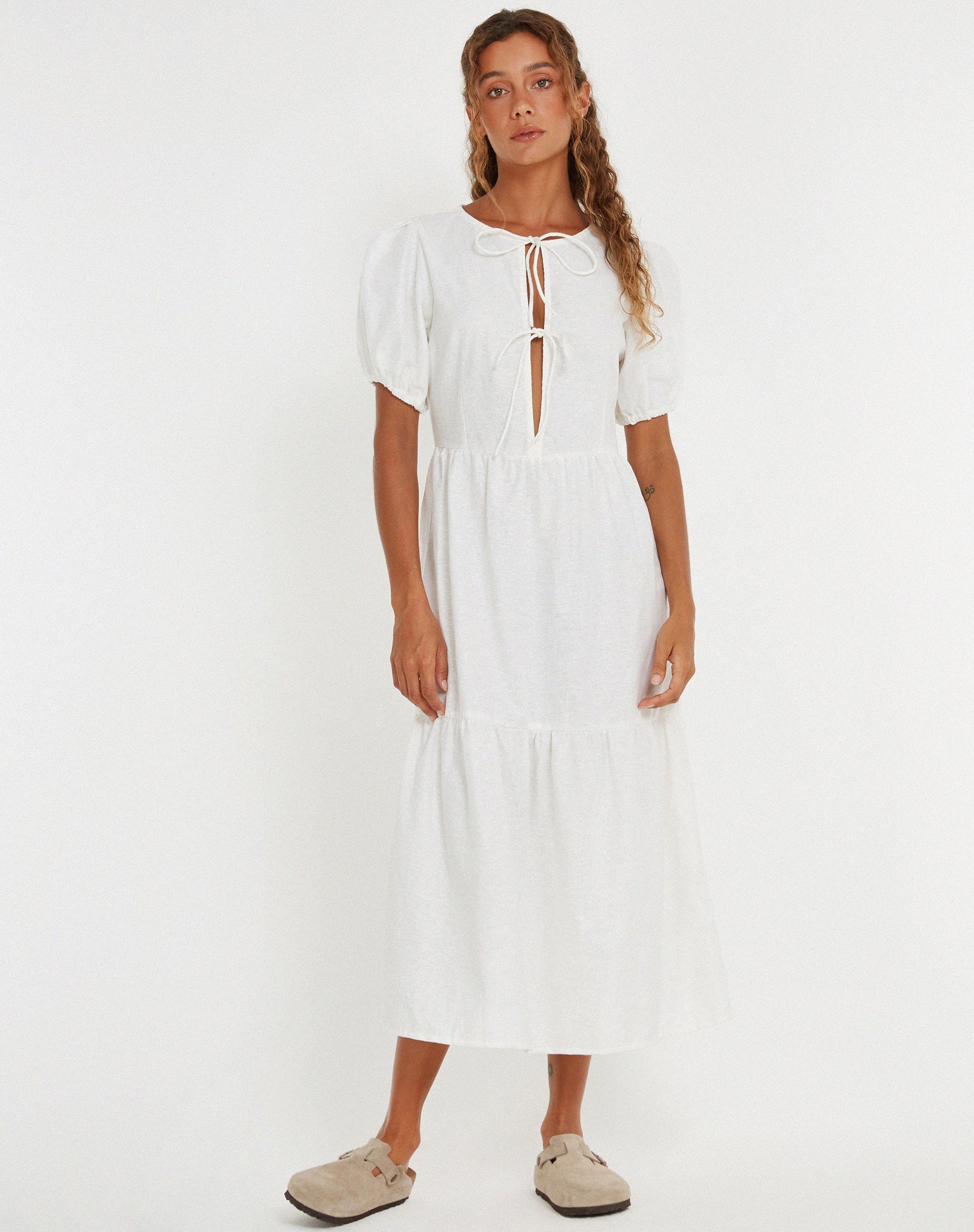 Abbildung von Sawyer Maxikleid in Weiß