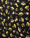 Butterblume Schwarz und Gelb