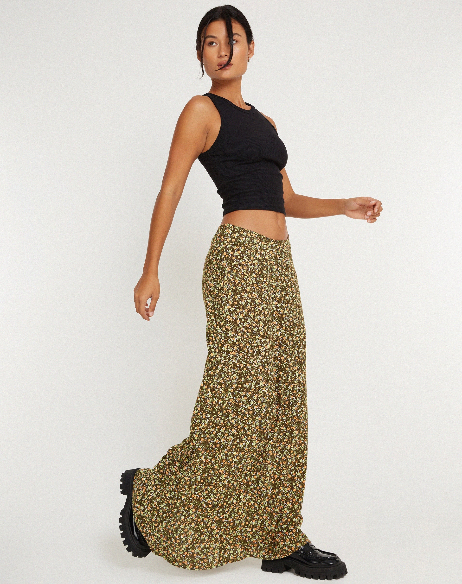 Abbildung Sayan Maxirock in Grungey Floral Khaki