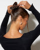 Bild von Scrunchie in Dark Boa Brown