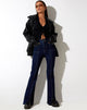 Bild von Seam Split Jeans in Indigoblau