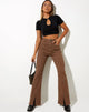 Bild von Seam Split Jeans in Rich Brown