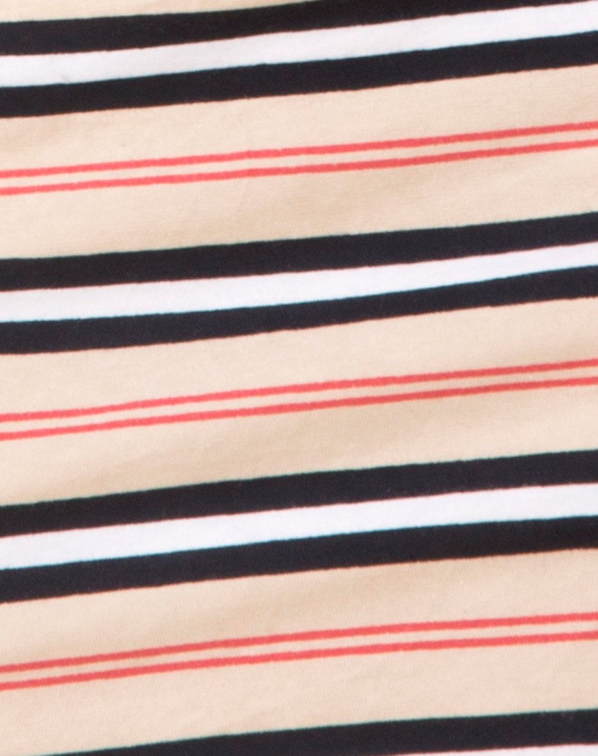 Bild von Selah Bodycon Kleid in klassischem Streifen Horizontal