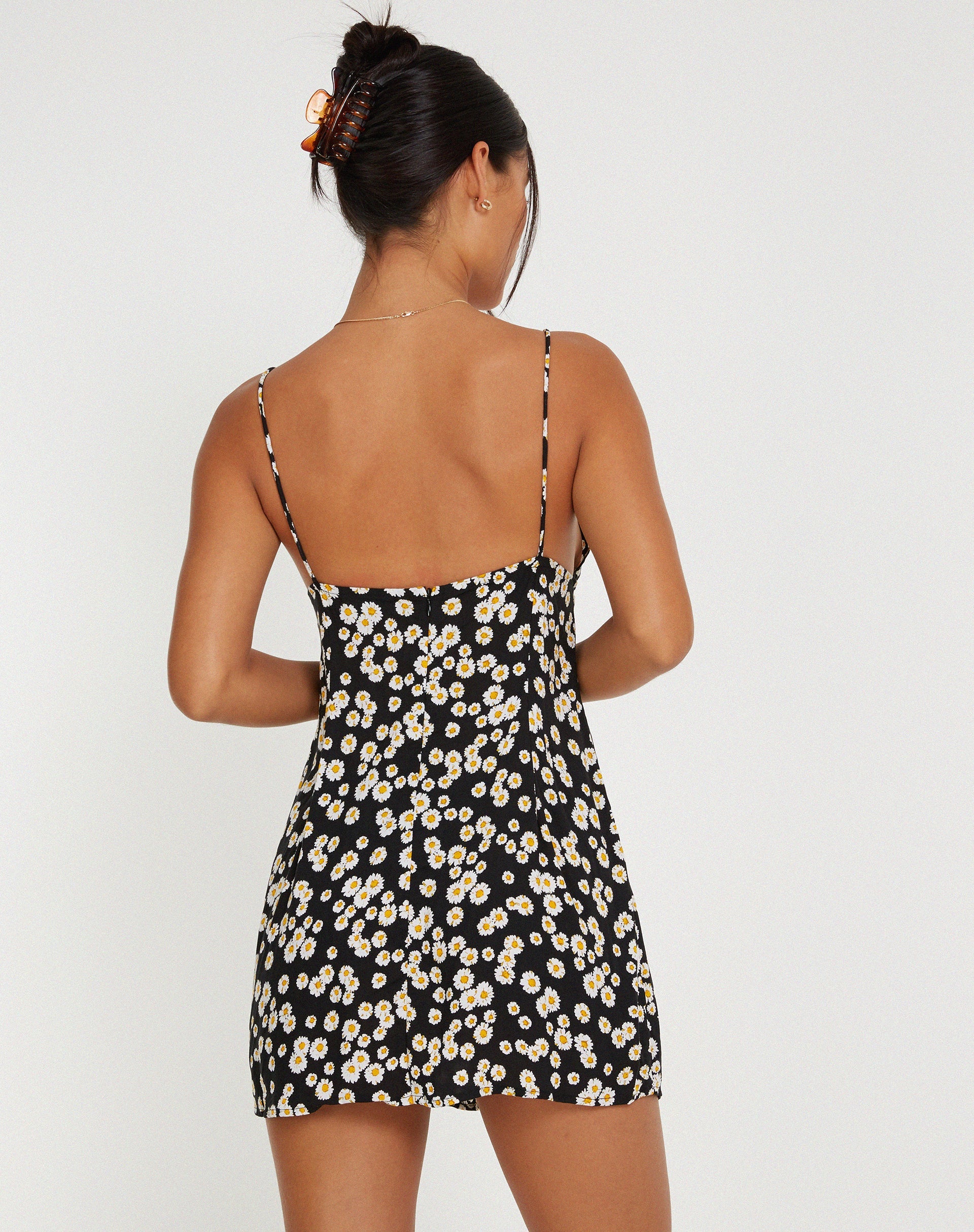 Bild von Senora Mini Dress in Mini Daisy Schwarz