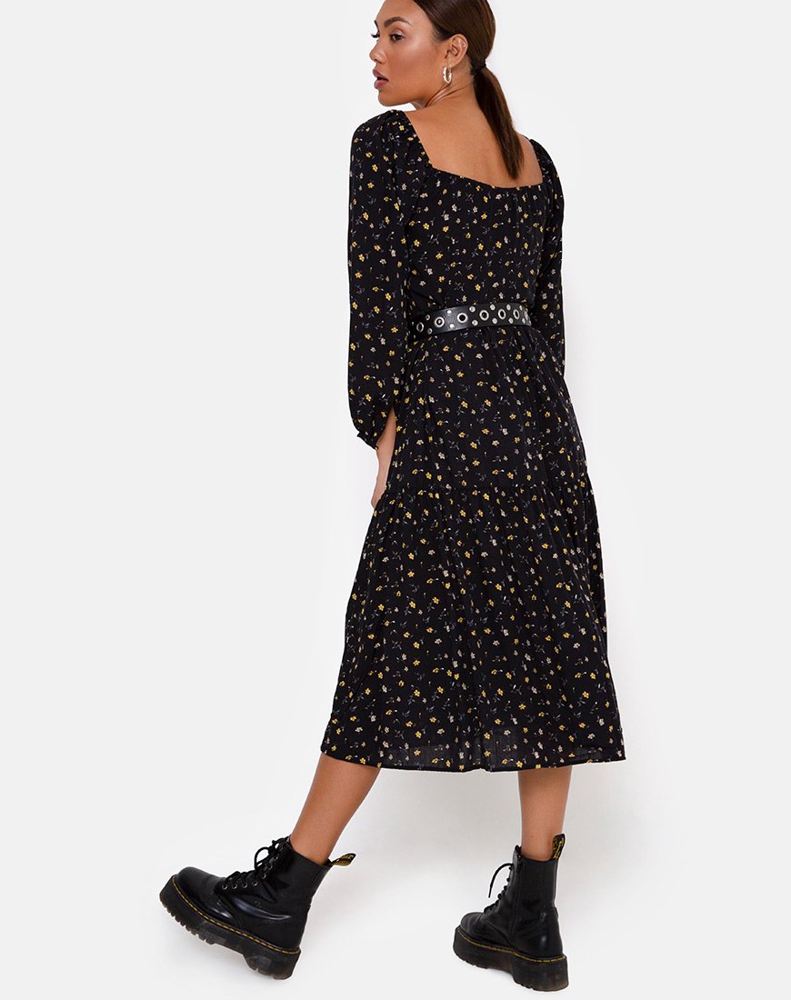 Bild von Senora Kleid in Pretty Petal Schwarz