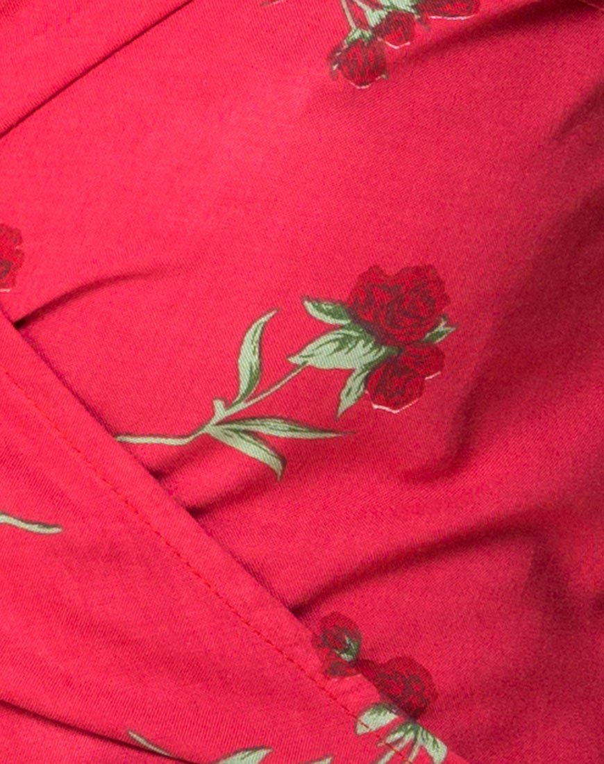 Bild von Sepra Wrap Top in Rouge Rose Pink
